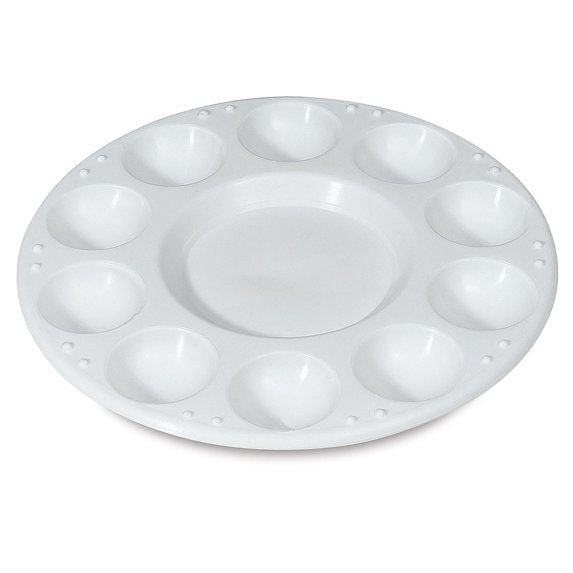 Richeson plastic 10-well round palette
