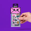 OMY Iconic Messages stickers