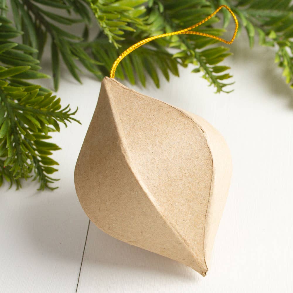 3-1/4" Paper Mache Ornament