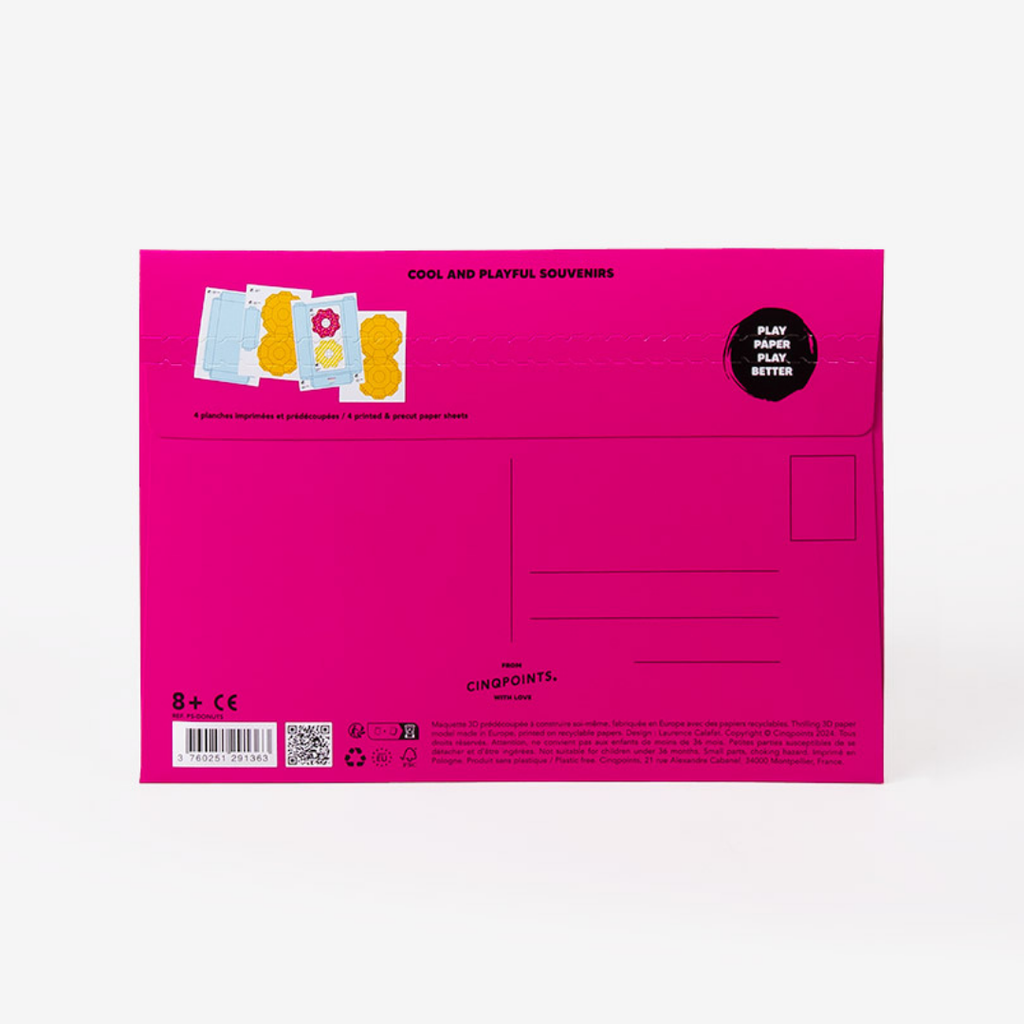 Cinqpoints 3D Paper Food – Donuts