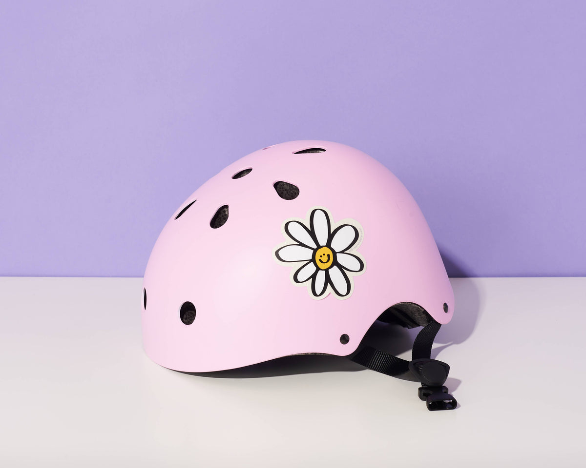 Vinyl Sticker—Happy Daisy (Cute, Floral, Smiley)
