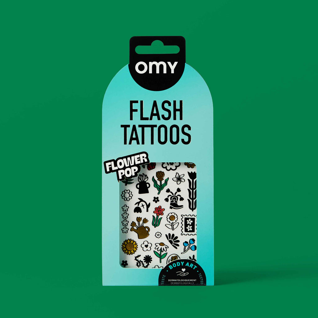 OMY Flash Tattoos – Flower Power