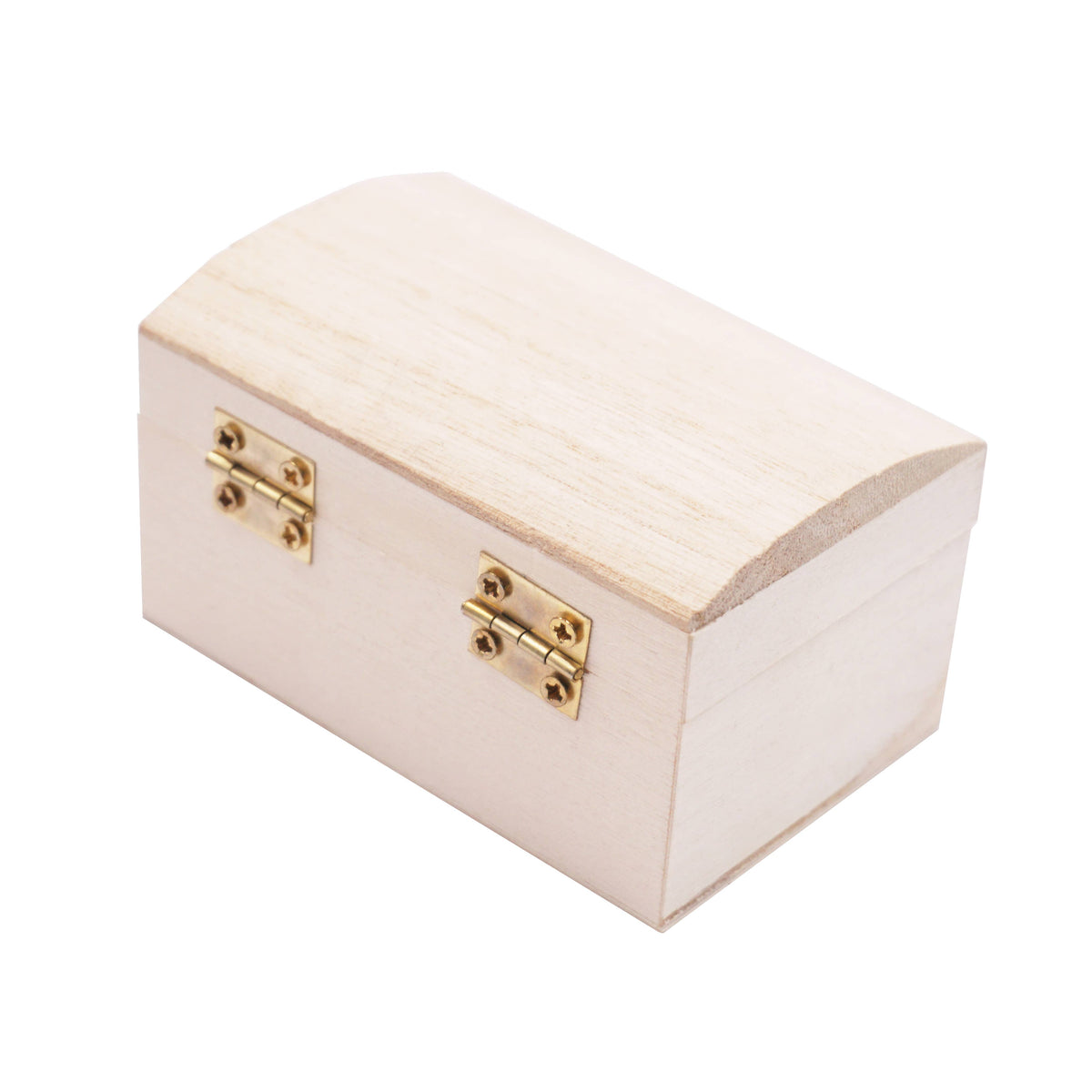 Unfinished Wooden Jewelry Box, 3 Designs