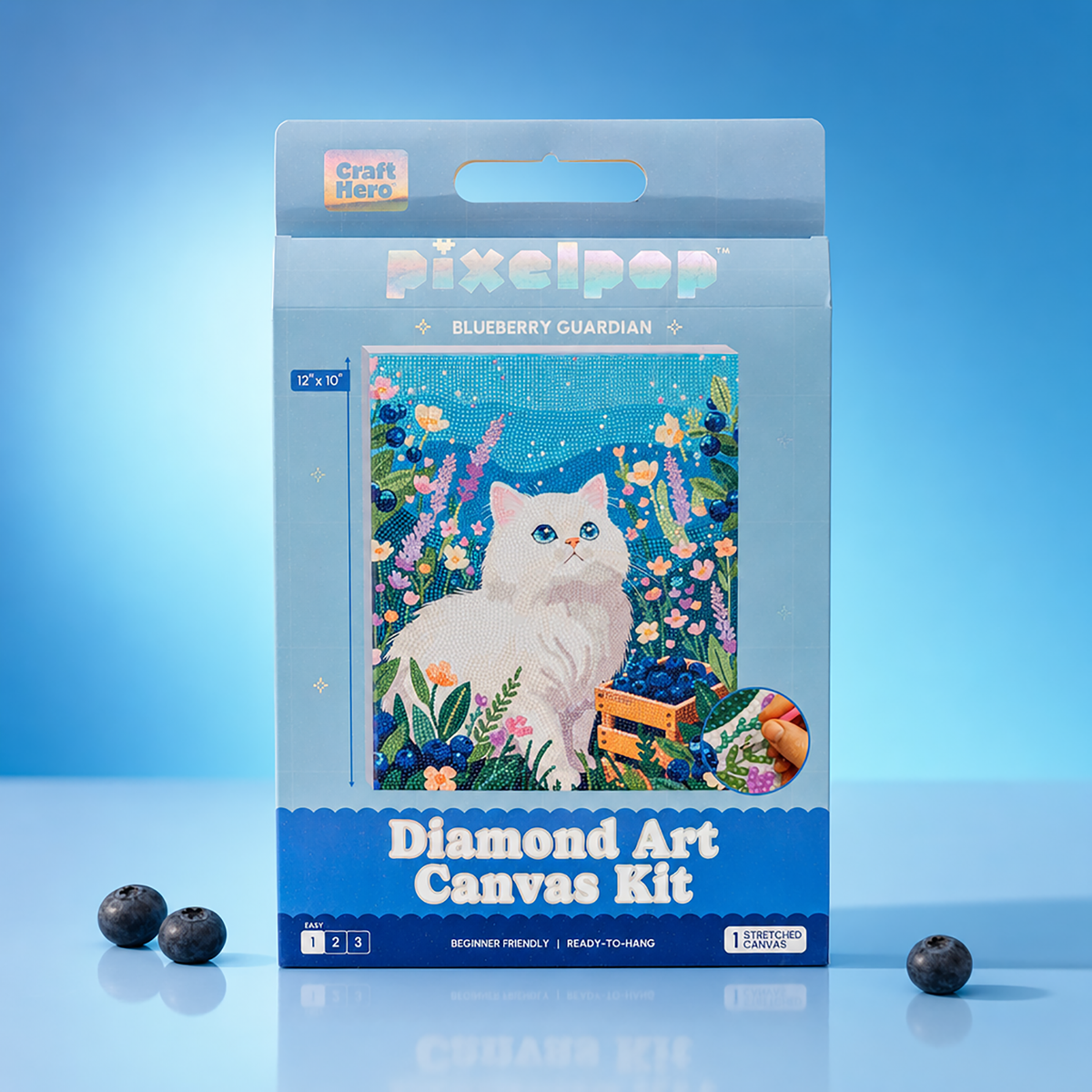 PixelPop Diamond Art — Reset Edition - Blueberry Guardian