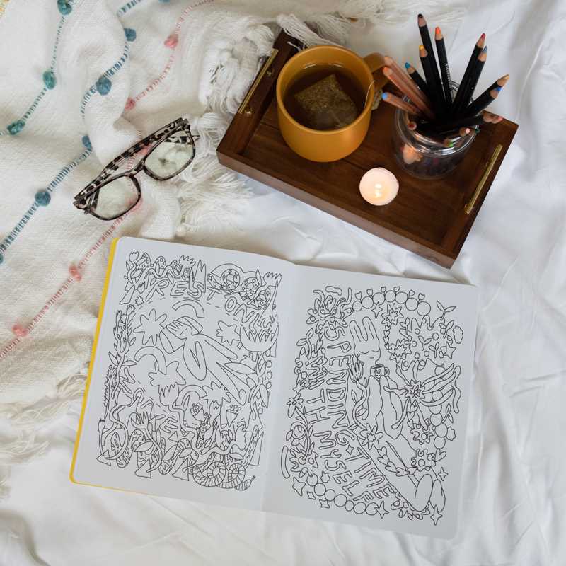 Yumiverse Mindful Coloring Book by Yumi Sakugawa