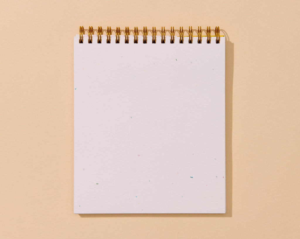 Letterpress Unlined Spiral Notebook—Cherries (Fruit, Cute)