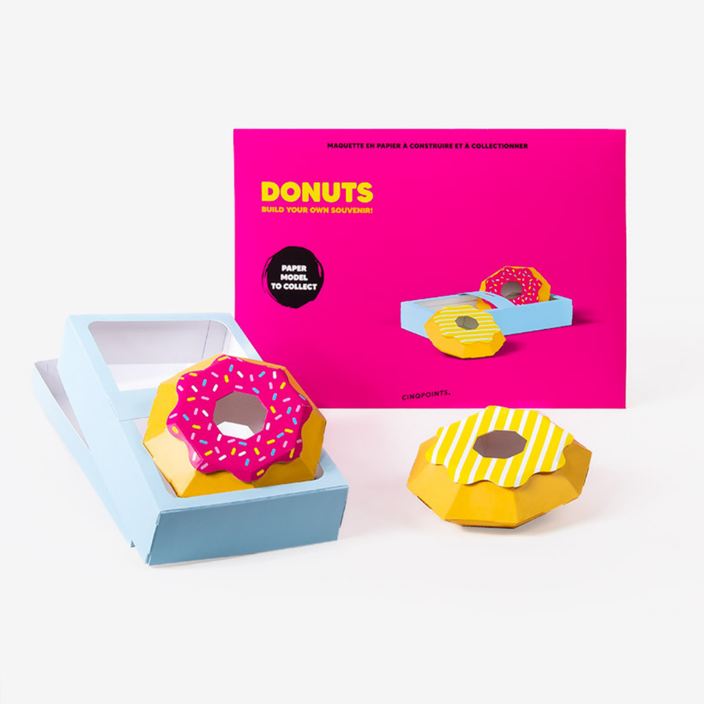 Cinqpoints 3D Paper Food – Donuts