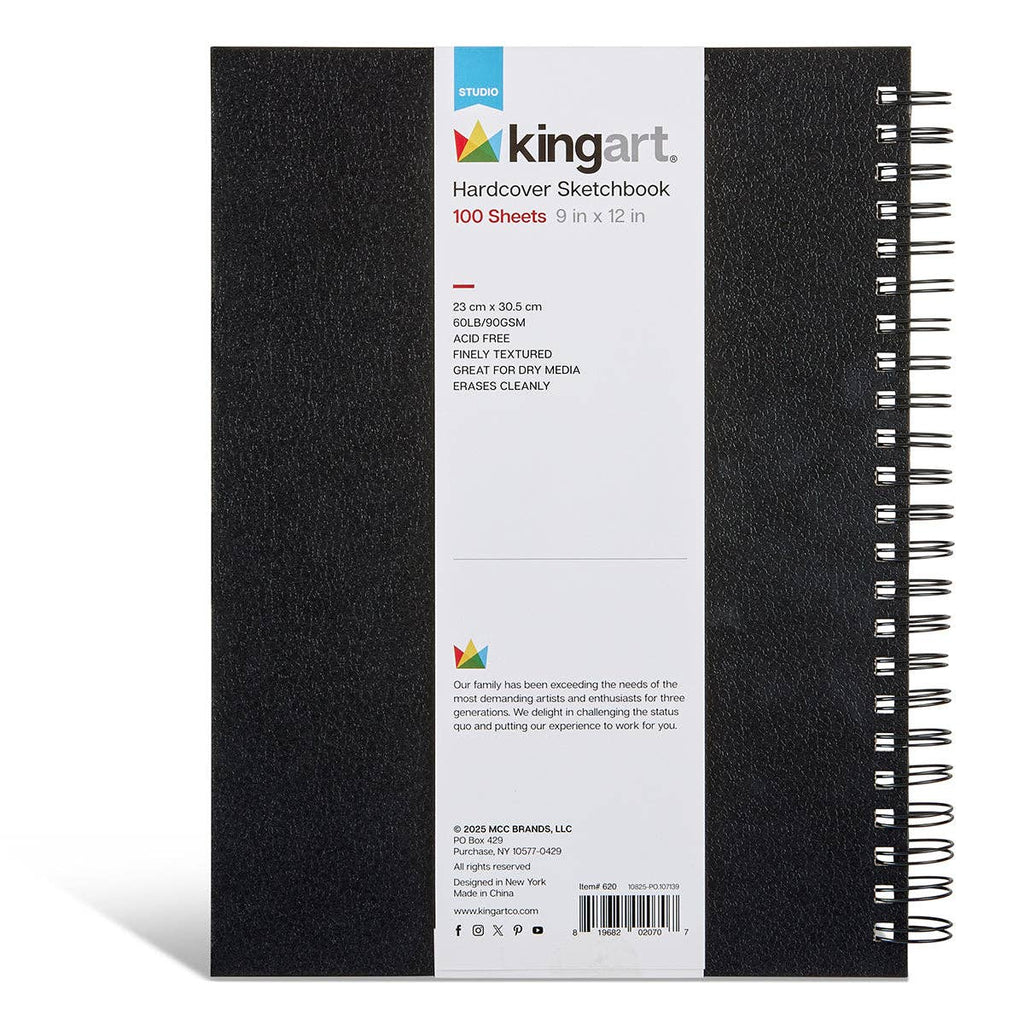 Hardcover Sketchbook - 9” x 12” - 100 Sheets