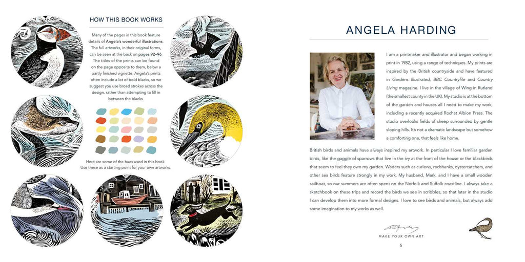 Countryside (Angela Harding) Colouring Book