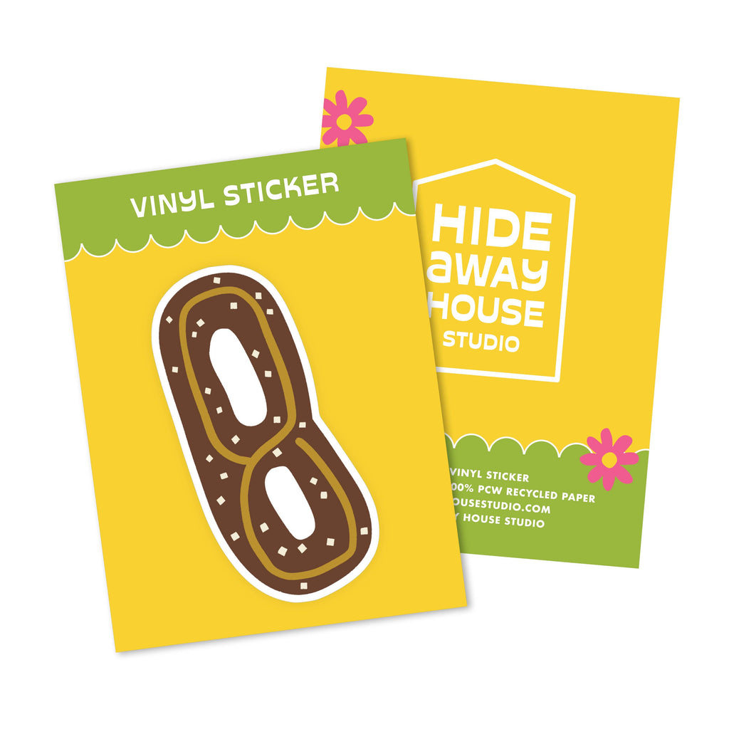 Philly Pretzel Sticker