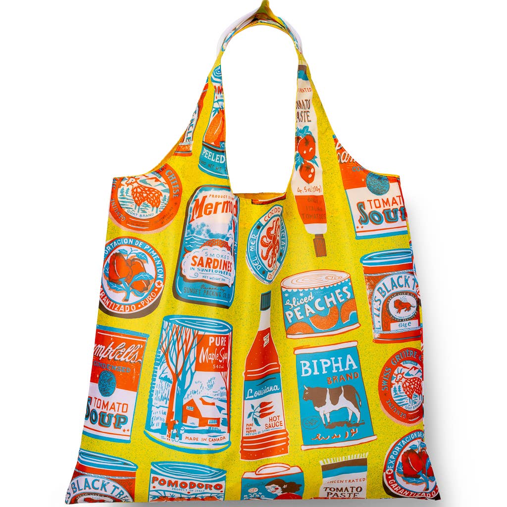 Tins Art Sack by The Printed Peanut – Reusable Tote