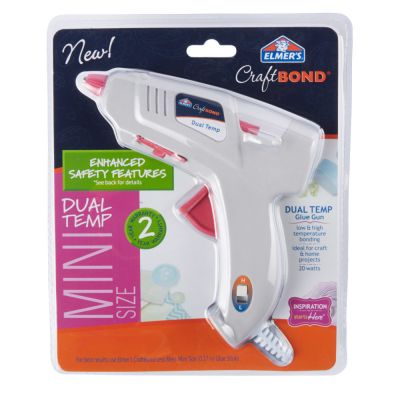 Elmer's CraftBond Dual Temperature Mini Hot Glue Gun (20w)