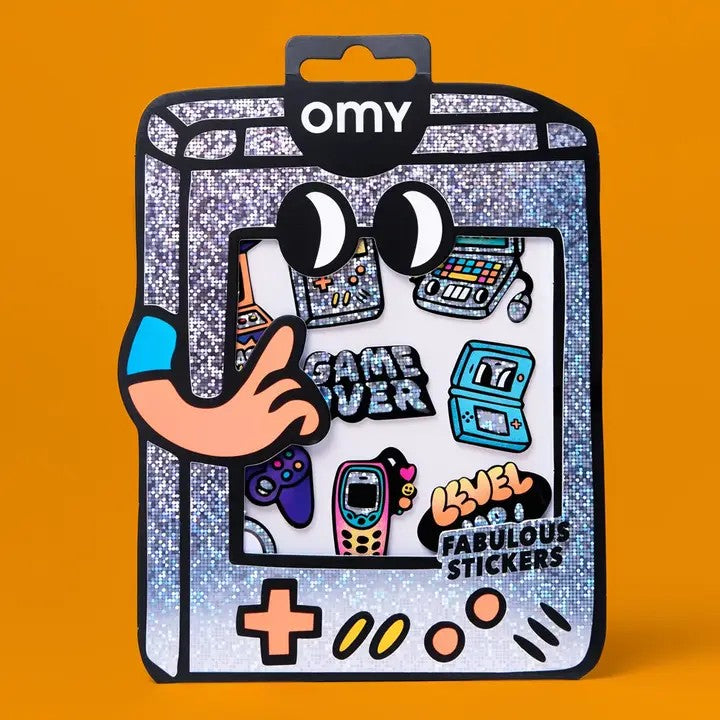 OMY Fabulous Stickers – Big, Game Boy