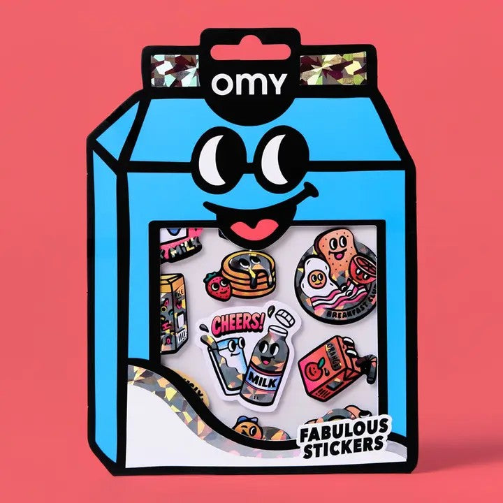 OMY Fabulous Stickers – Big, Milk