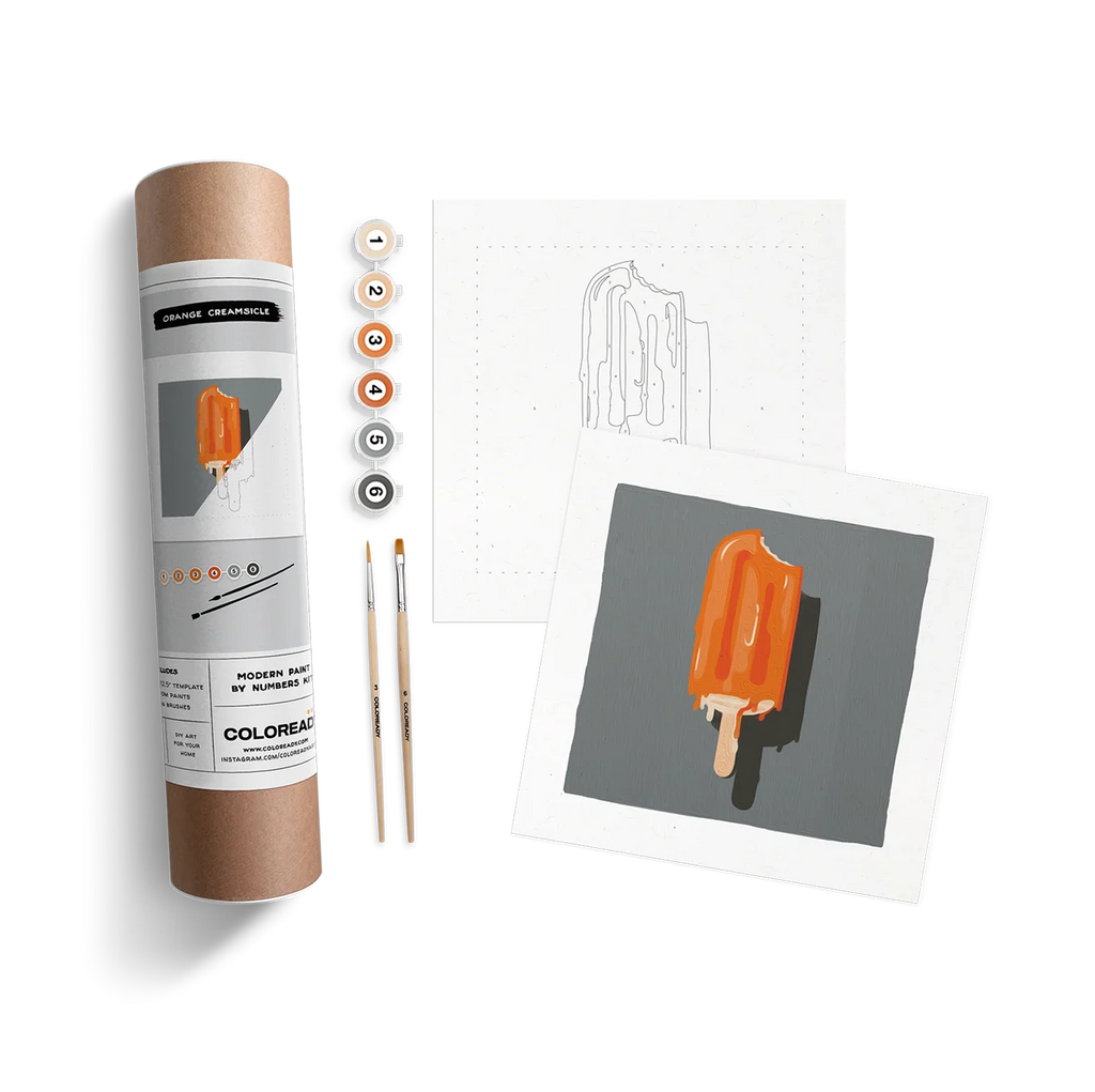 Coloready Paint-by-Number Kit – Orange Creamsicle