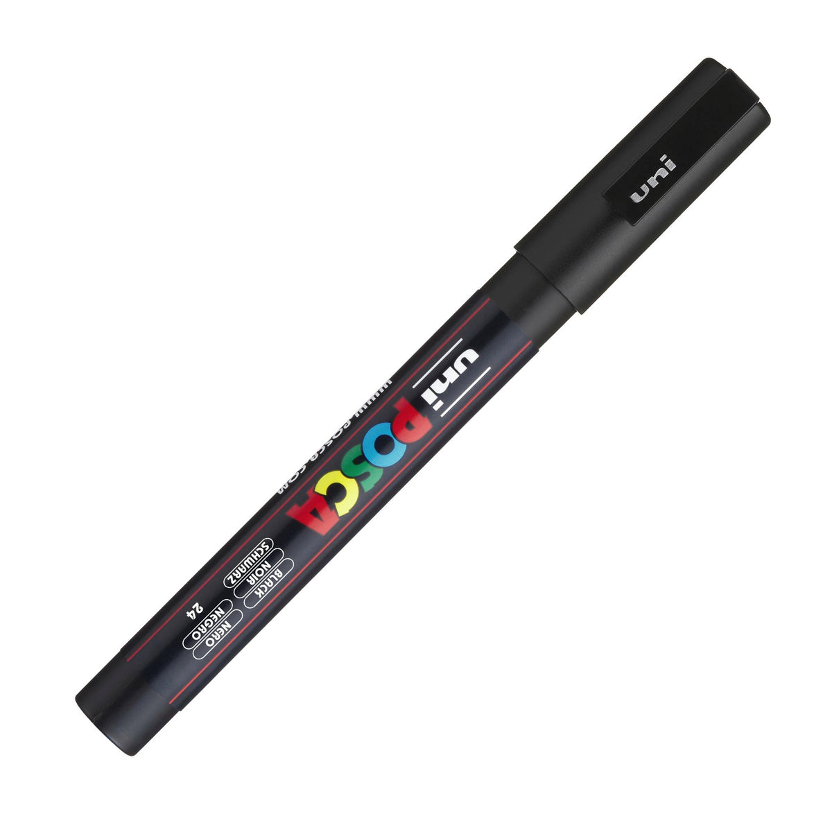 POSCA PC-3M Paint Marker, Black (capped)