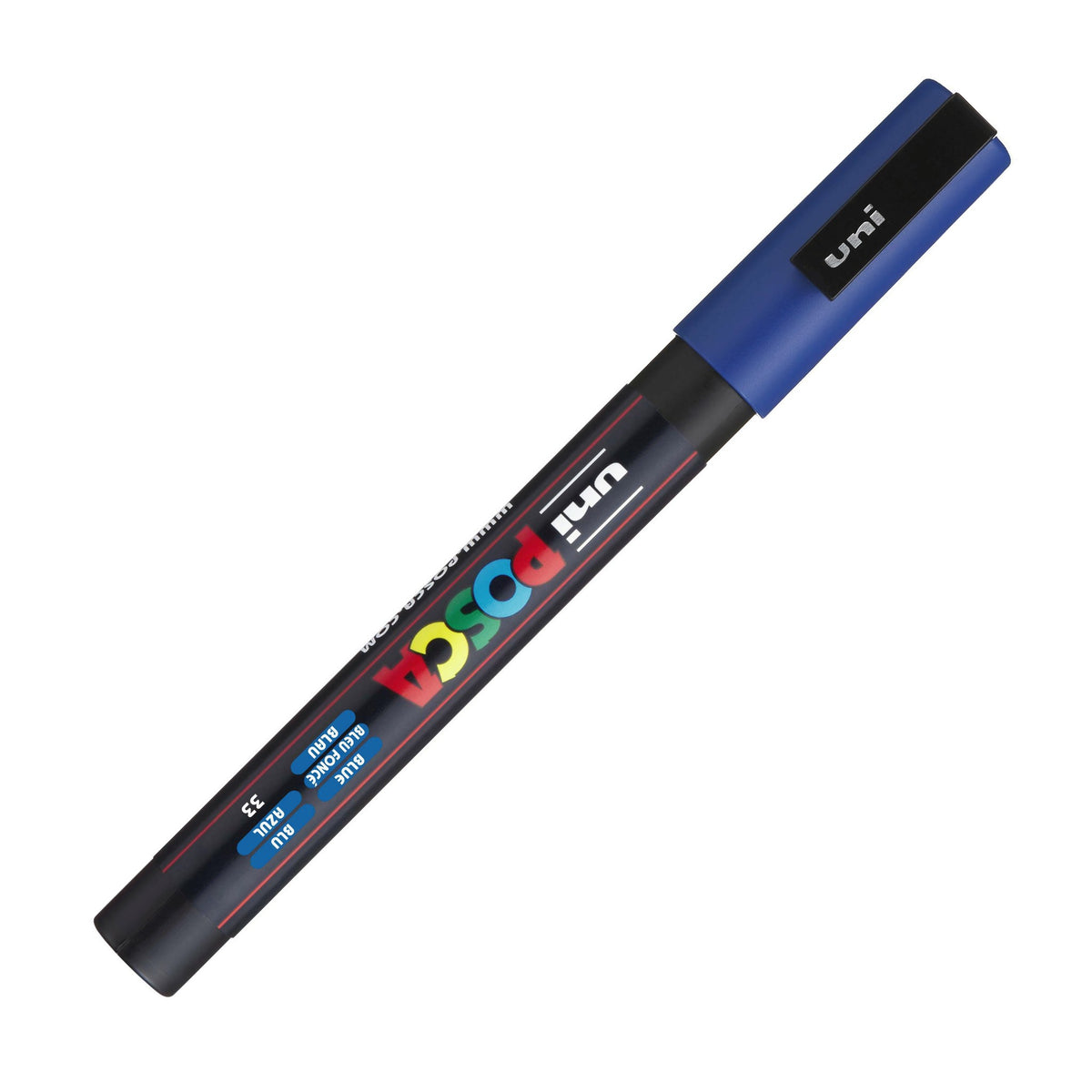 POSCA PC-3M Paint Marker, Blue (capped)