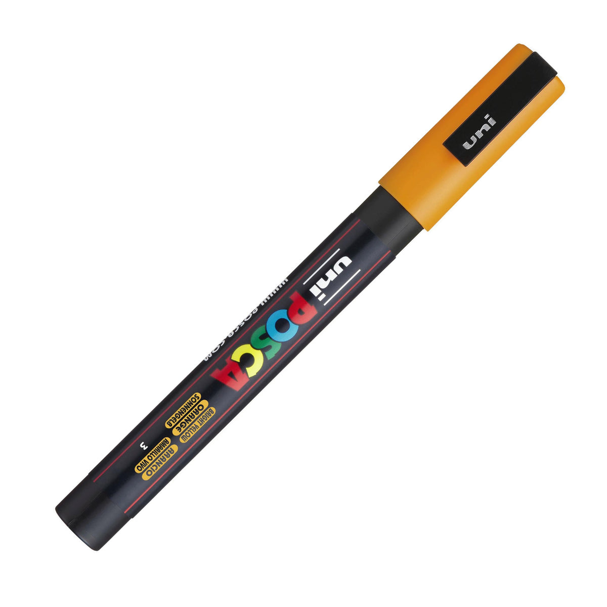 POSCA PC-3M Paint Marker, Bright Yellow (capped)