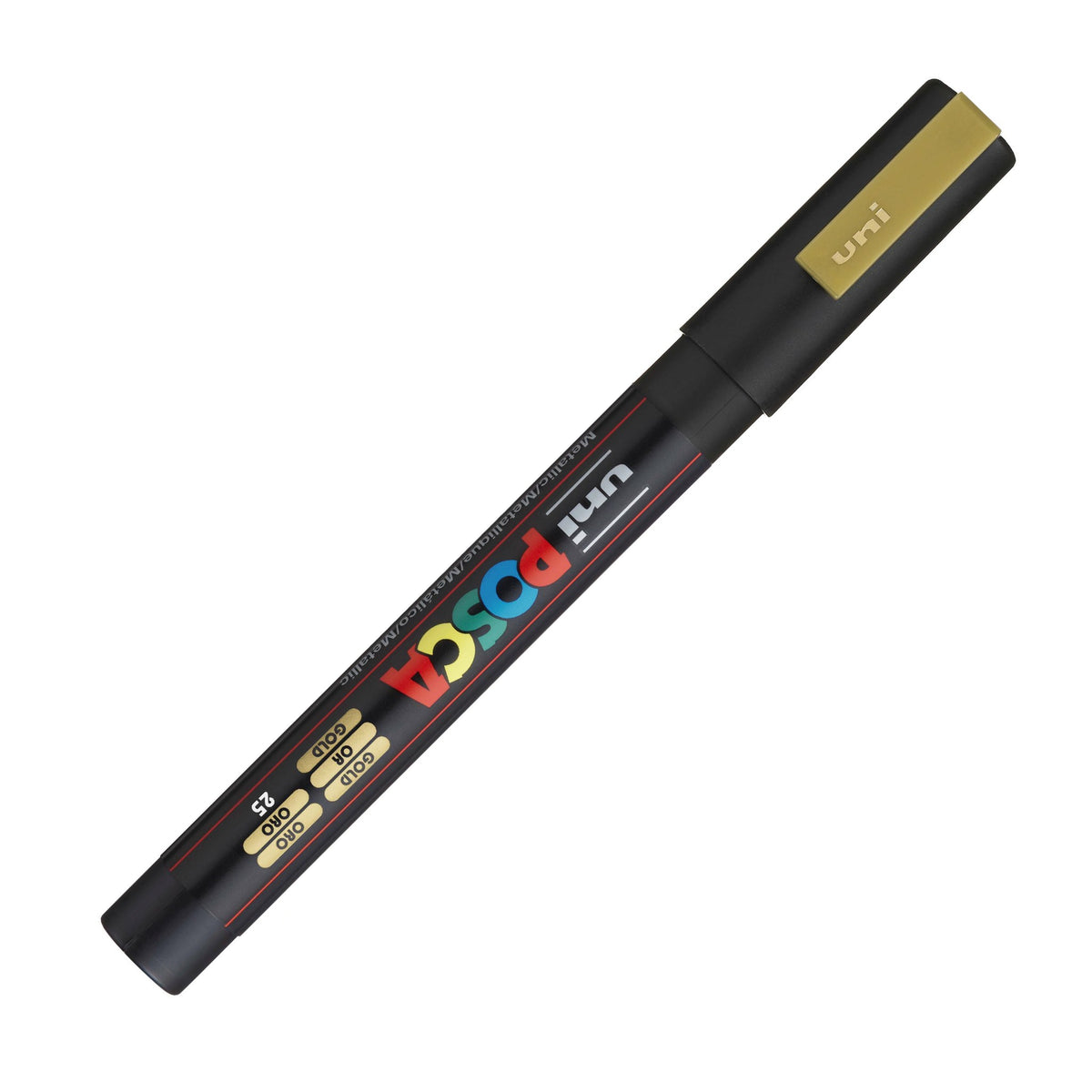POSCA PC-3M Paint Marker, Gold (capped)