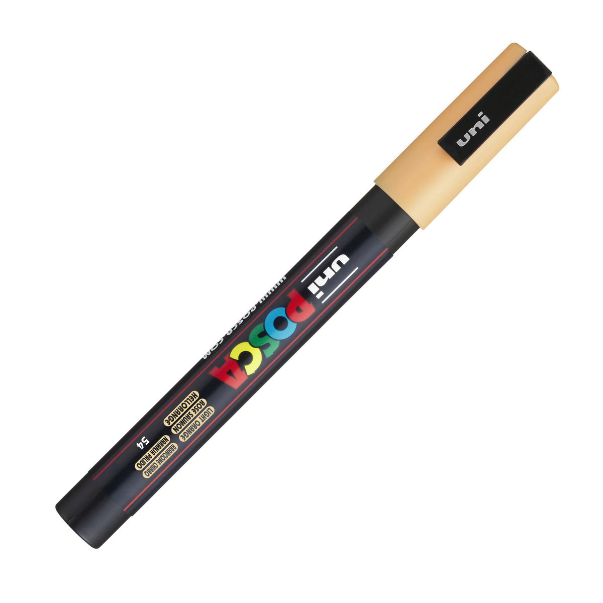POSCA PC-3M Paint Marker, Light Orange (capped)