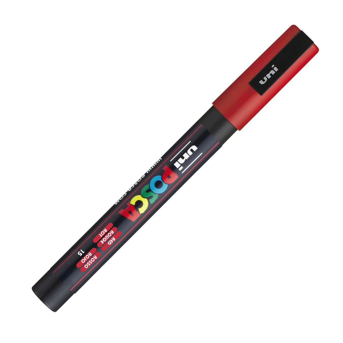 POSCA PC-3M Paint Marker, Red (capped)