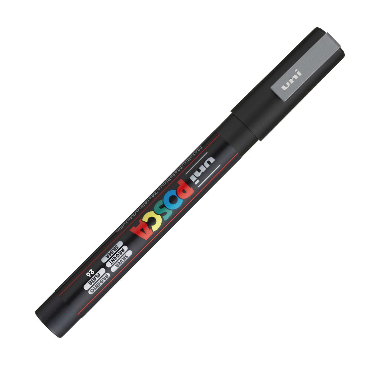 POSCA PC-3M Paint Marker, Silver (capped)