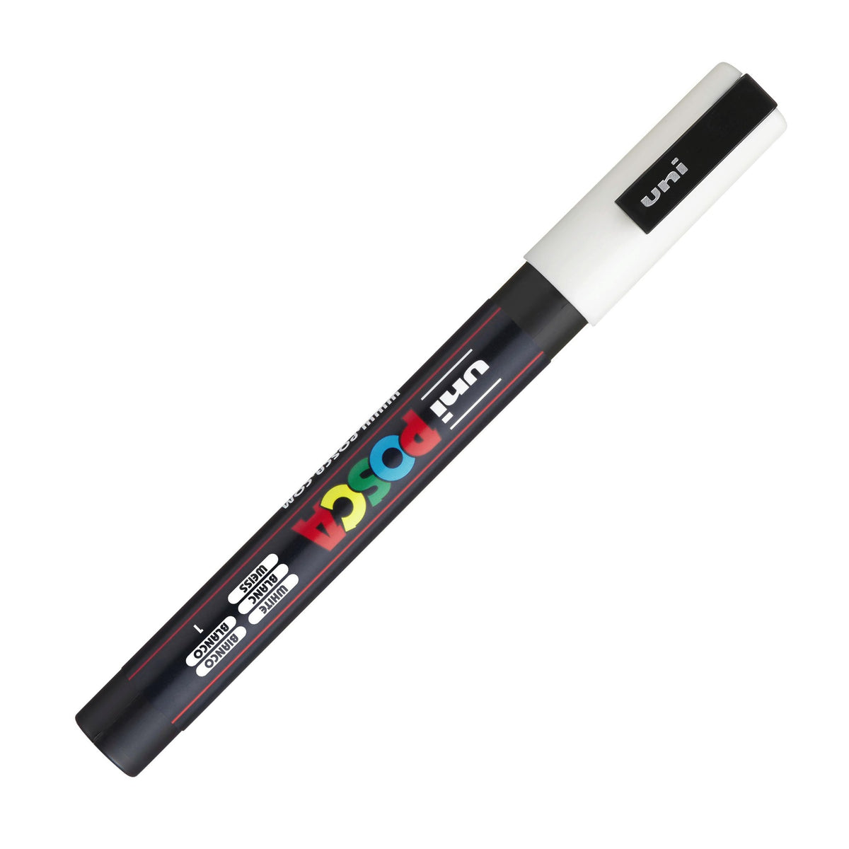 POSCA PC-3M Paint Marker, White (capped)