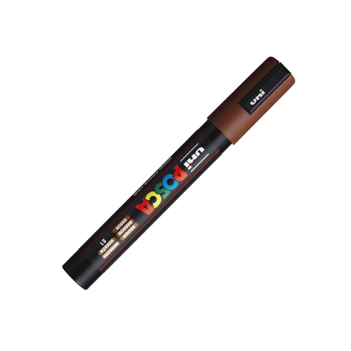 POSCA PC-5M Paint Marker, Brown (capped)
