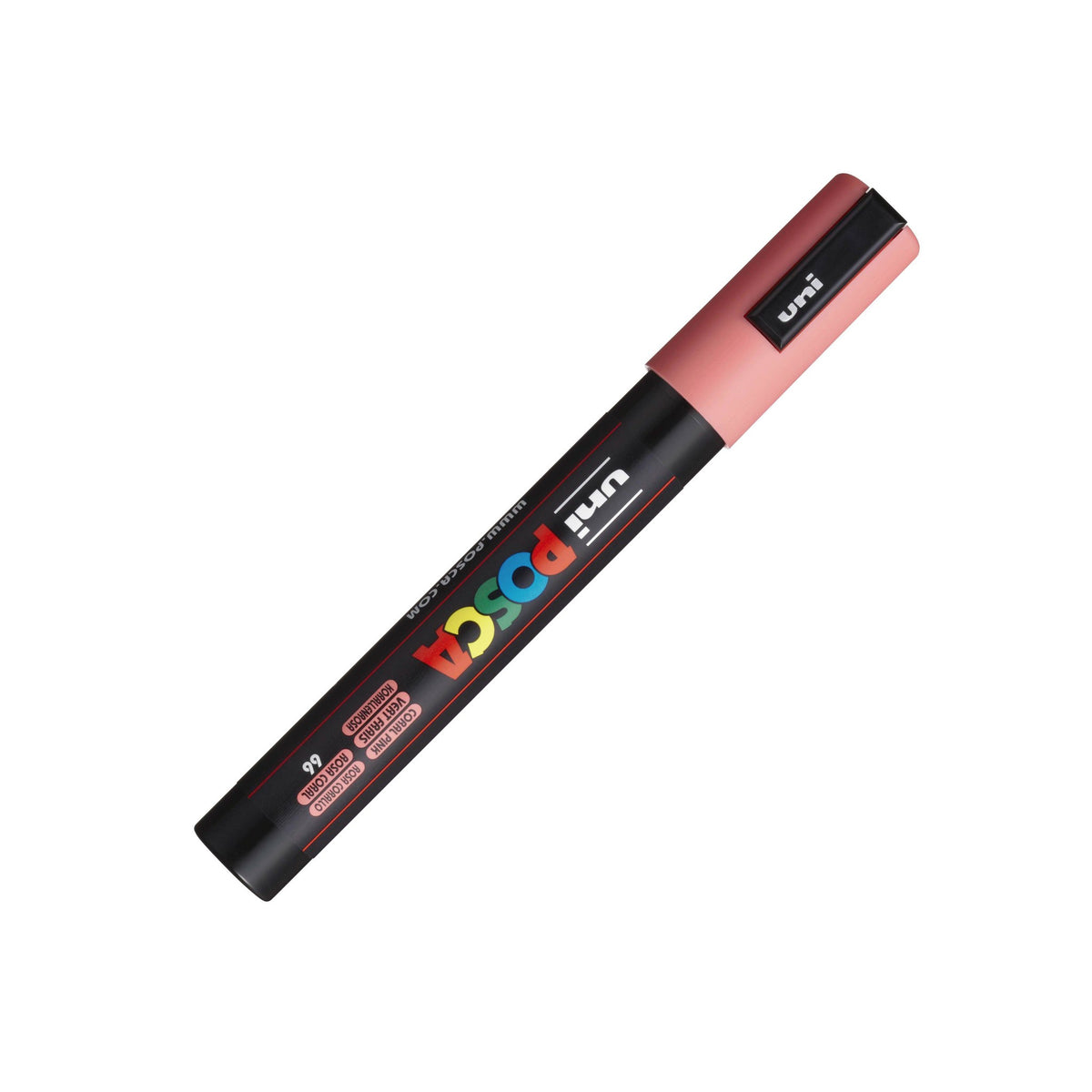 POSCA PC-5M Paint Marker, Coral Pink (capped)