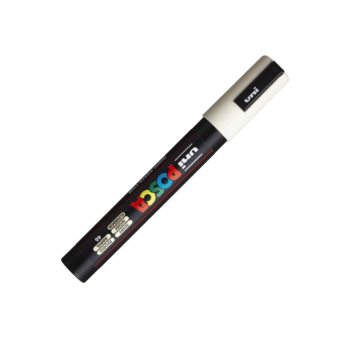 POSCA PC-5M Paint Marker, Ivory (capped)