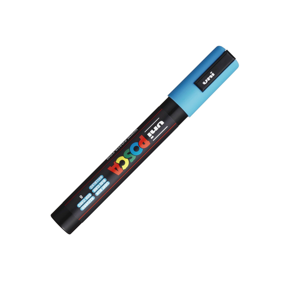 POSCA PC-5M Paint Marker, Light Blue (capped)