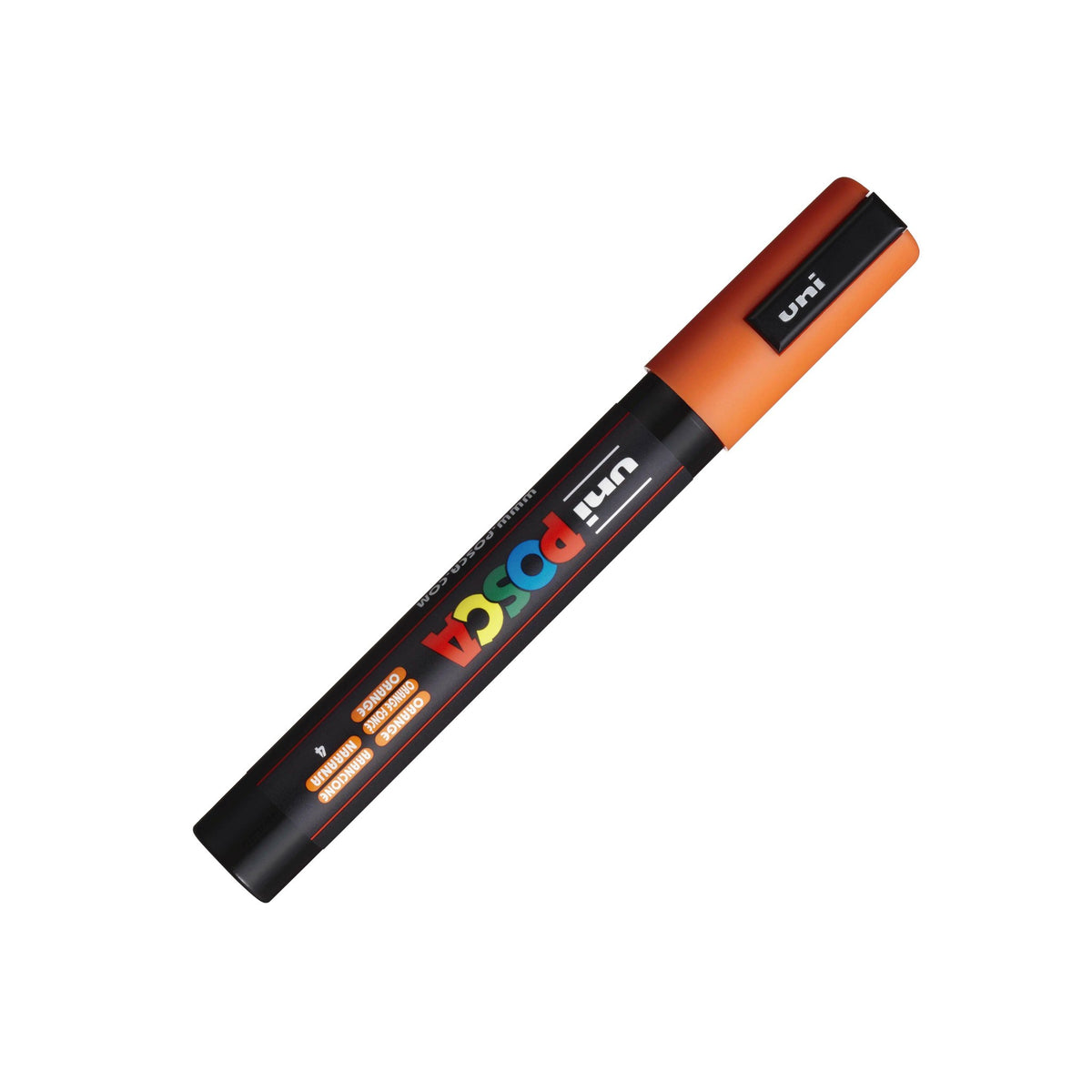 POSCA PC-5M Paint Marker, Orange (capped)