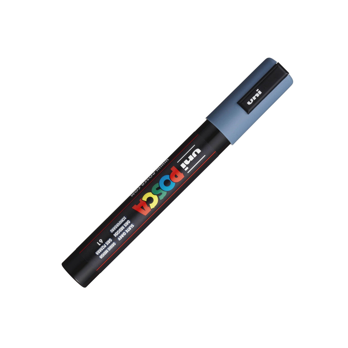 POSCA PC-5M Paint Marker, Slate Grey (capped)