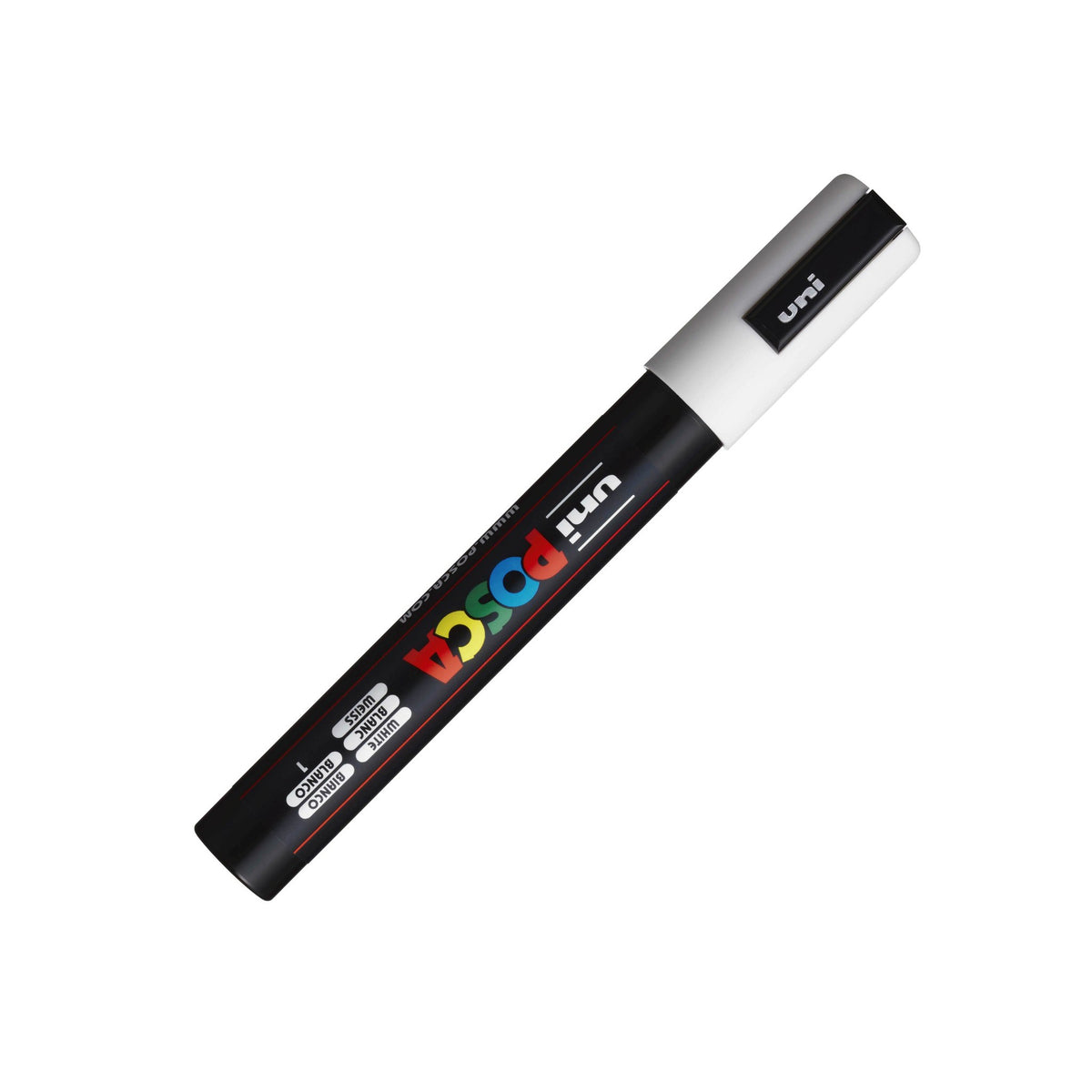 POSCA PC-5M Paint Marker, White (capped)