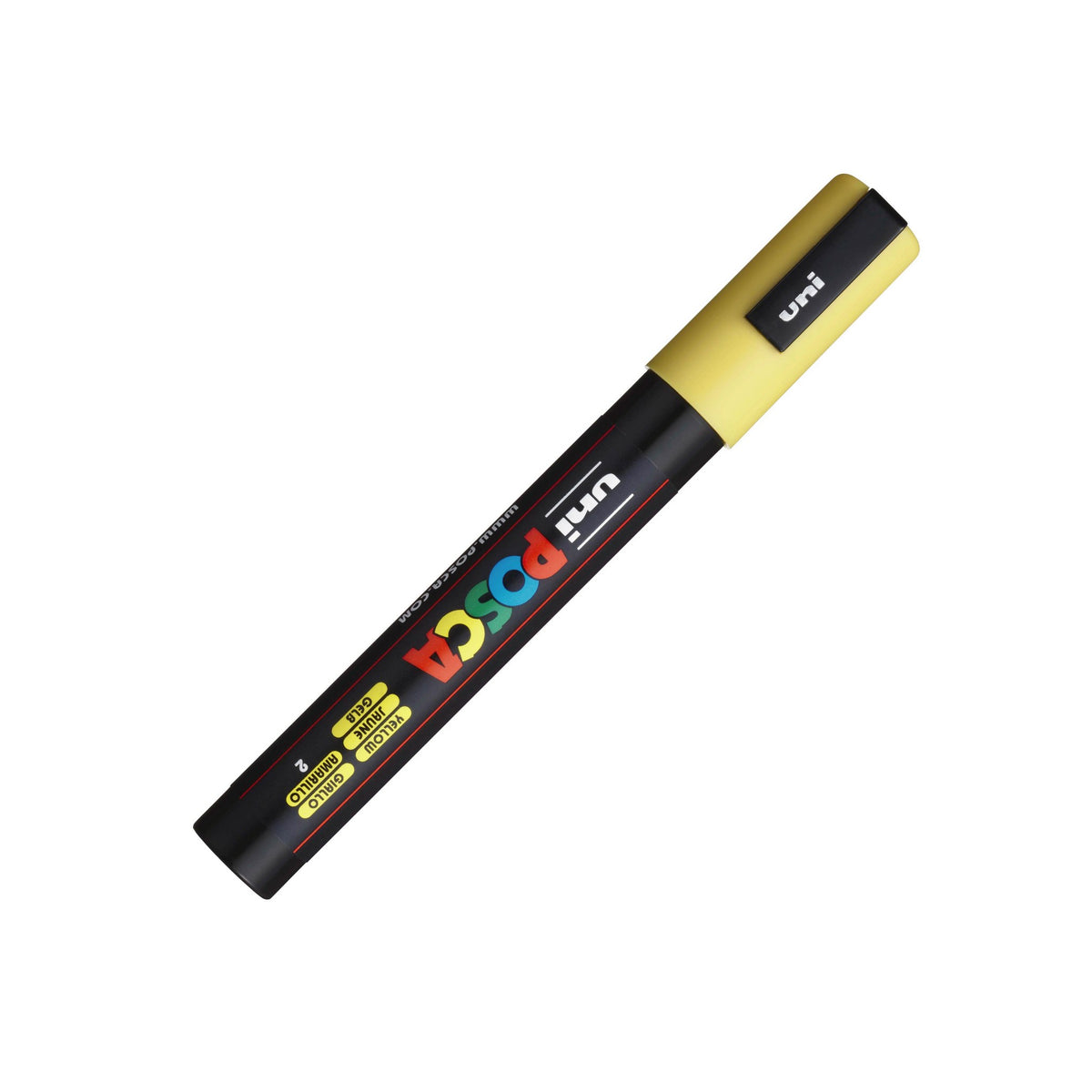 POSCA PC-5M Paint Marker, Yellow (capped)